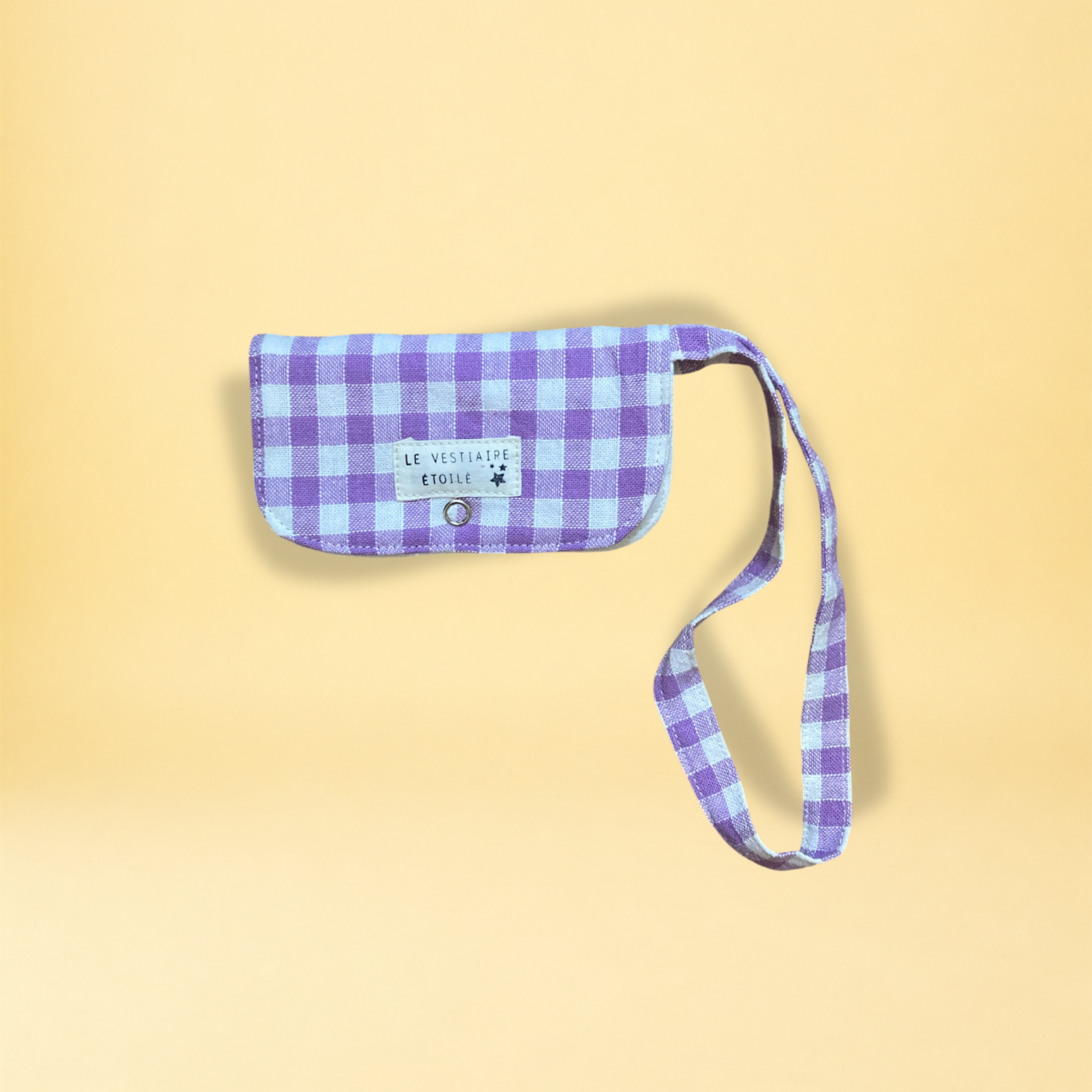 Étui à lunettes - vichy violet