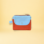 Lot accessoires - orange rayure blanche et bleue