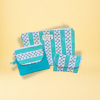 Lots accessoires - rayure vert et fleurs