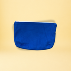 Pochette - feuillage bleu et rose