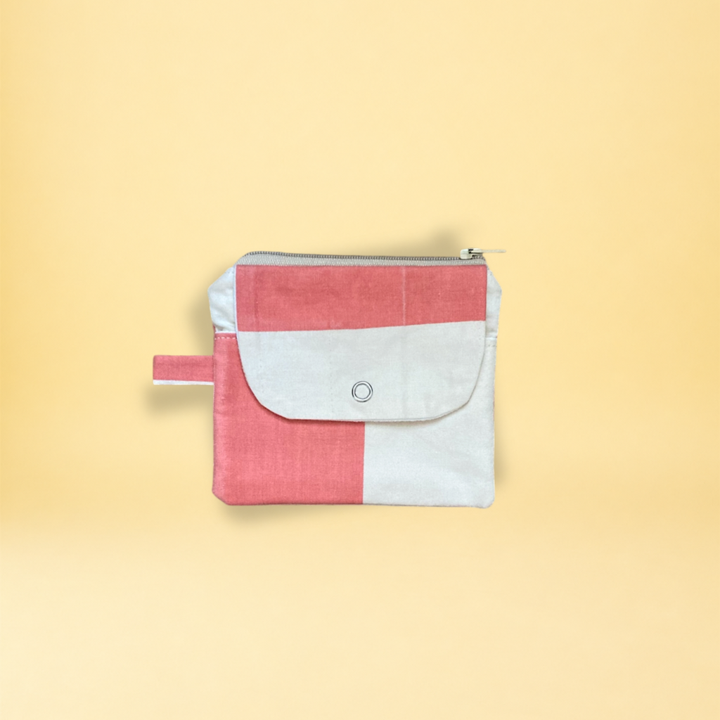 Lot accessoires - rayure rose et jaune clair