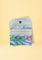 Porte-cartes - fleurs pastel