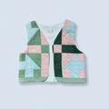 Veston sans manches Enfant – Patchwork printemps