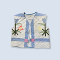 Veston sans manches Adulte – Patchwork tulipes