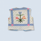 Veston sans manches Adulte – Patchwork tulipes