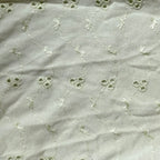 Chouchou - broderie vert pomme