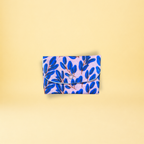 Lot accessoires - feuillage bleu et rose