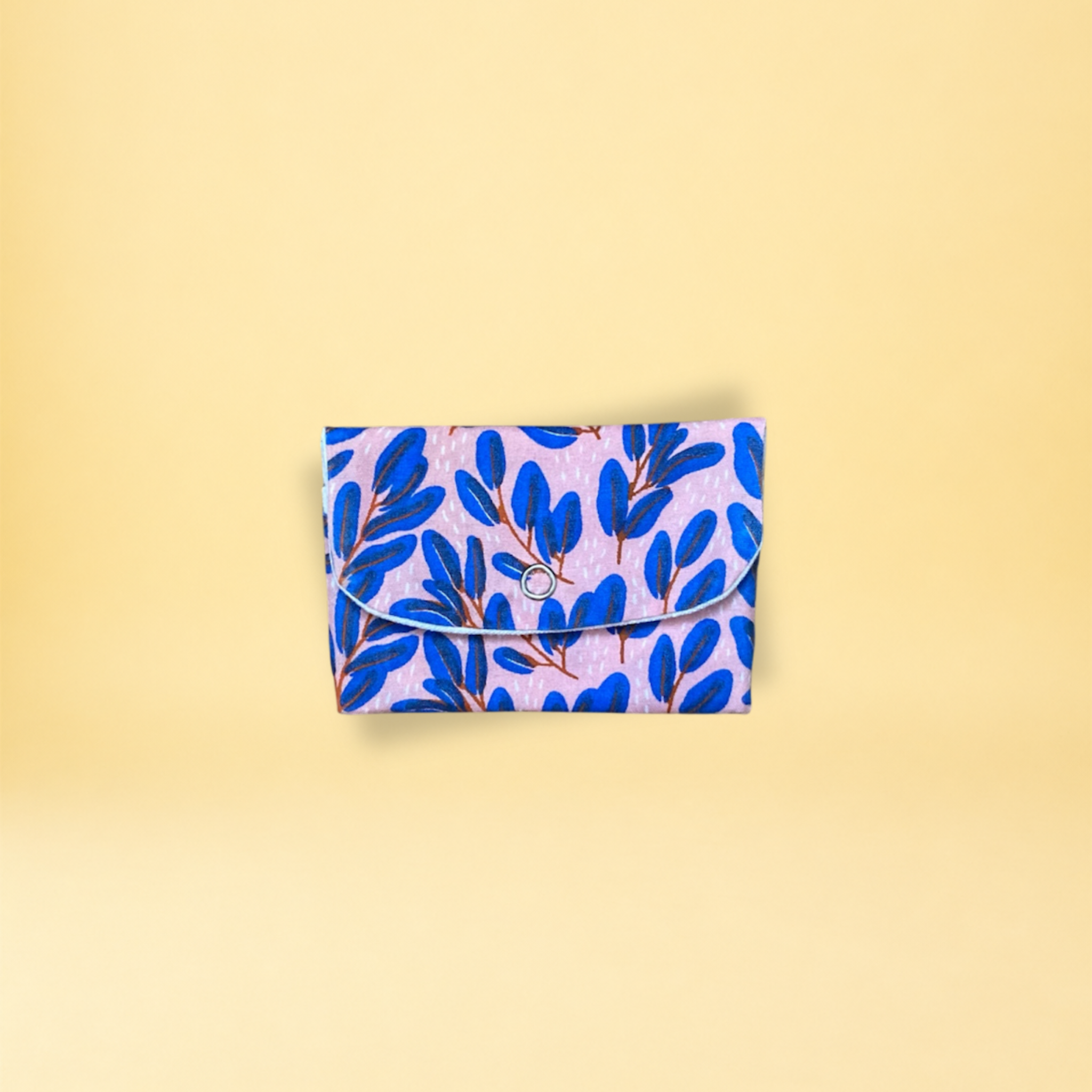 Lot accessoires - feuillage bleu et rose