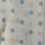 Bandeau - bleu et blanc à pois