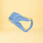 Bandeau - rayure bleue et blanche