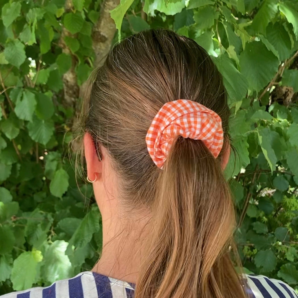 Chouchou - vichy orange