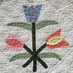 Veston sans manches Enfant – Patchwork tulipes
