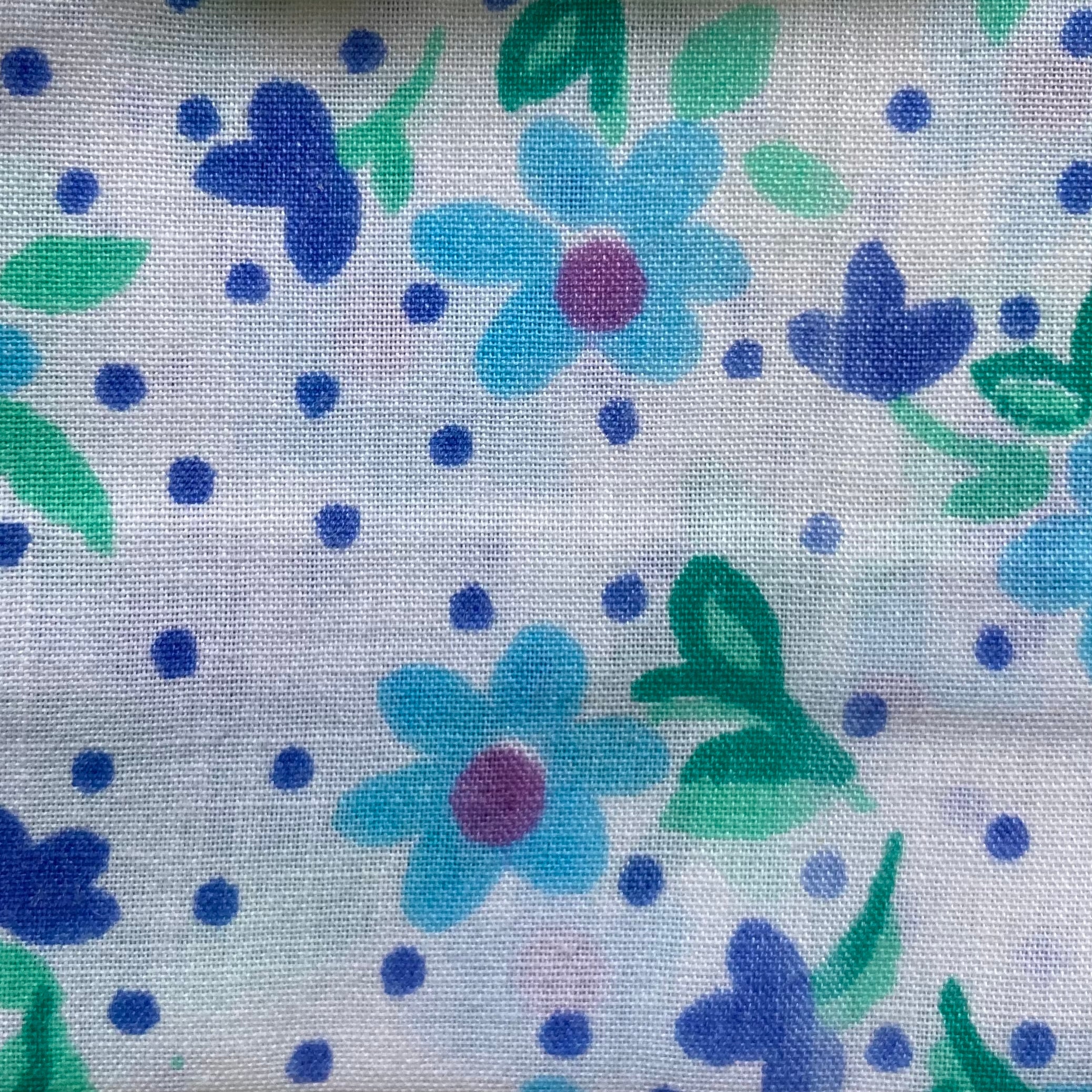 Bandeau - petites fleurs bleues