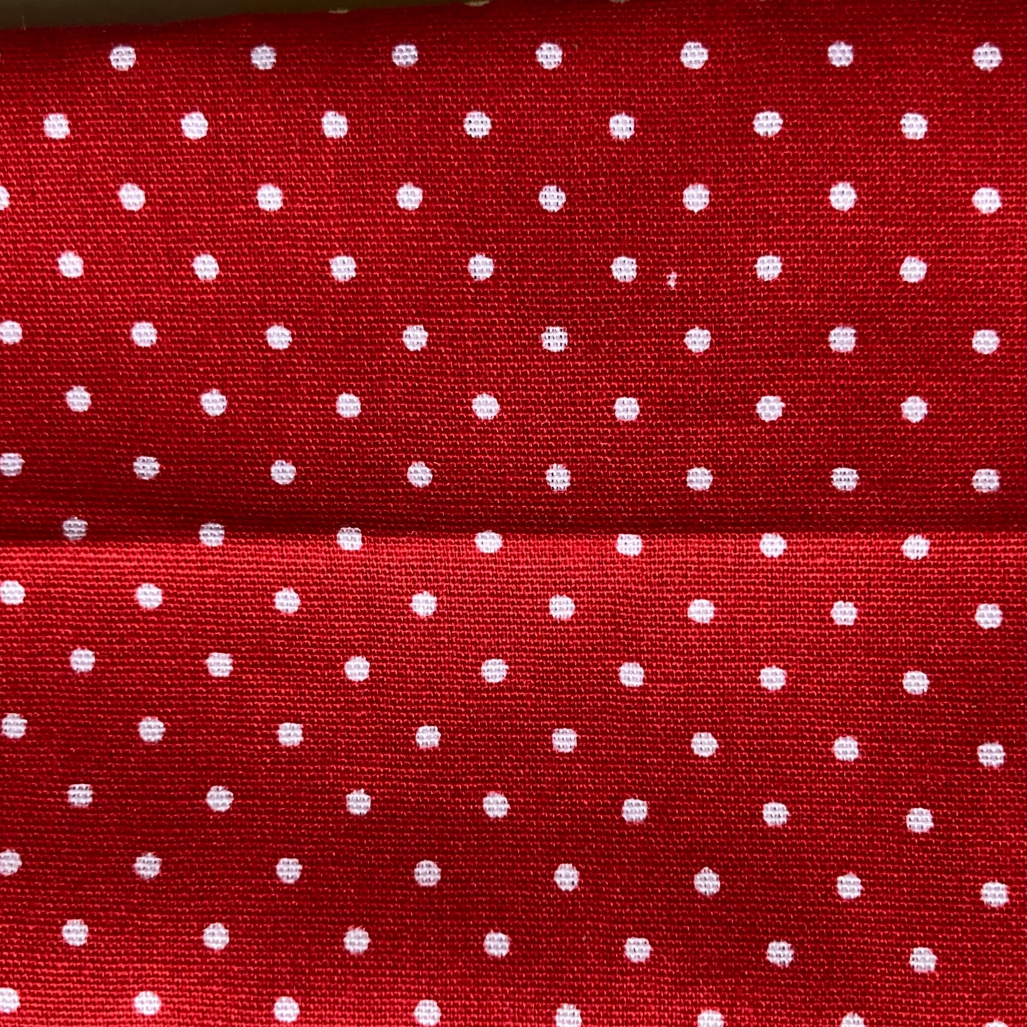 Bandeau - pois rouge et blanc