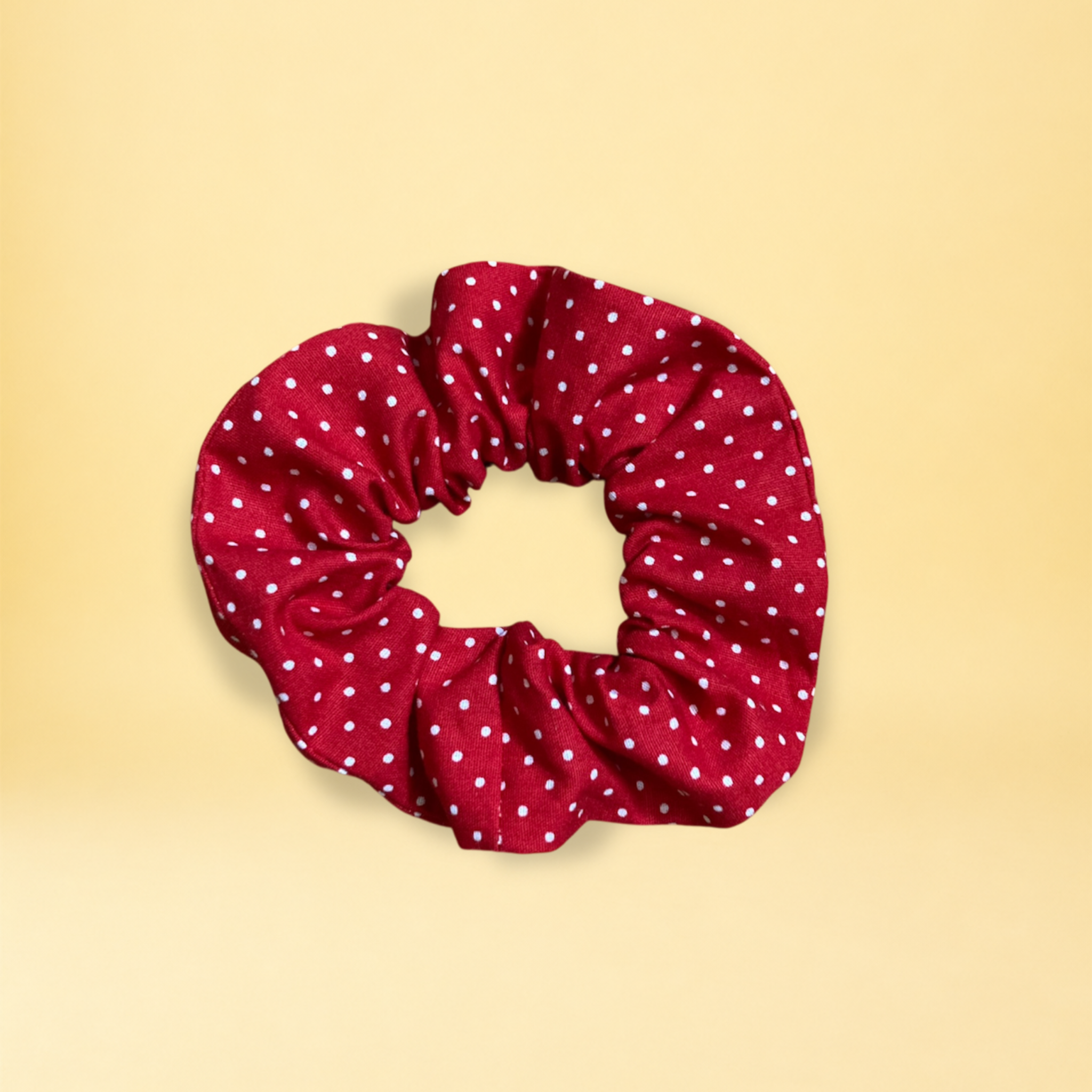 Chouchou - pois rouge et blanc