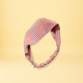 Bandeau - vichy orange