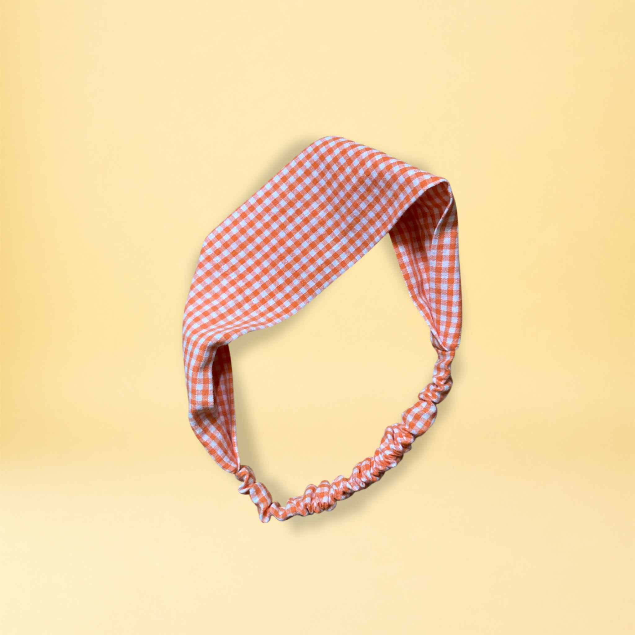 Bandeau - vichy orange