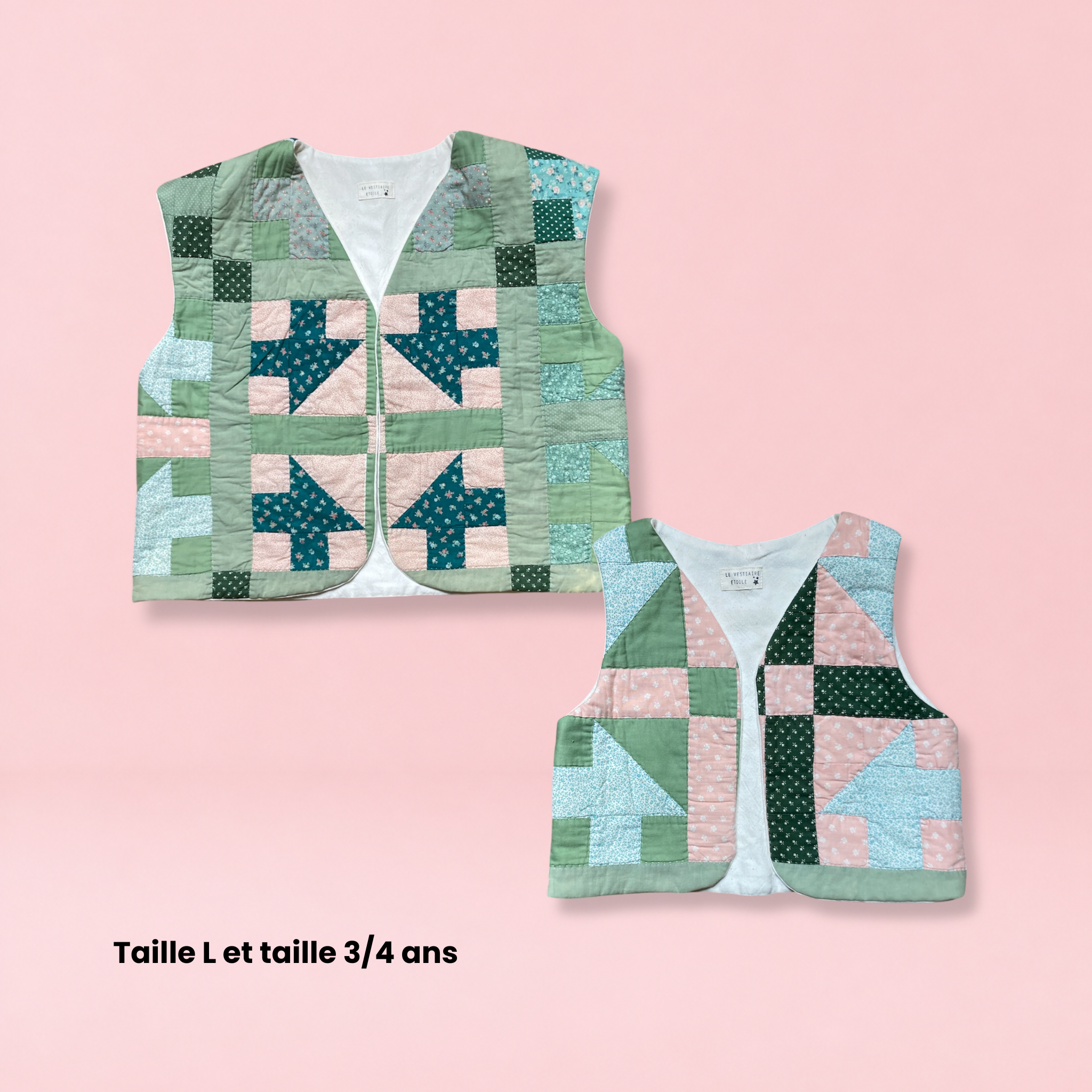Lot "matchy-matchy" veston - Patchwork printemps